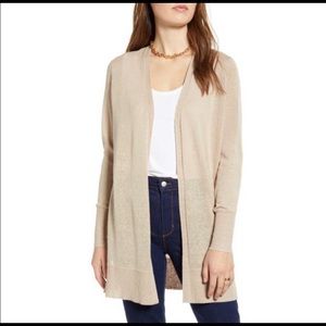 NWT tan halogen cardigan